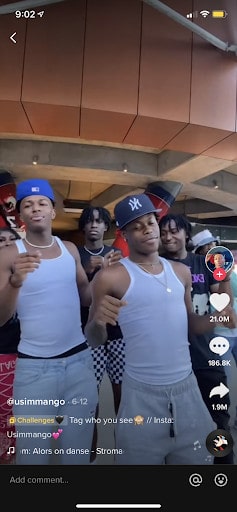 Usimango TikTok dance trend
