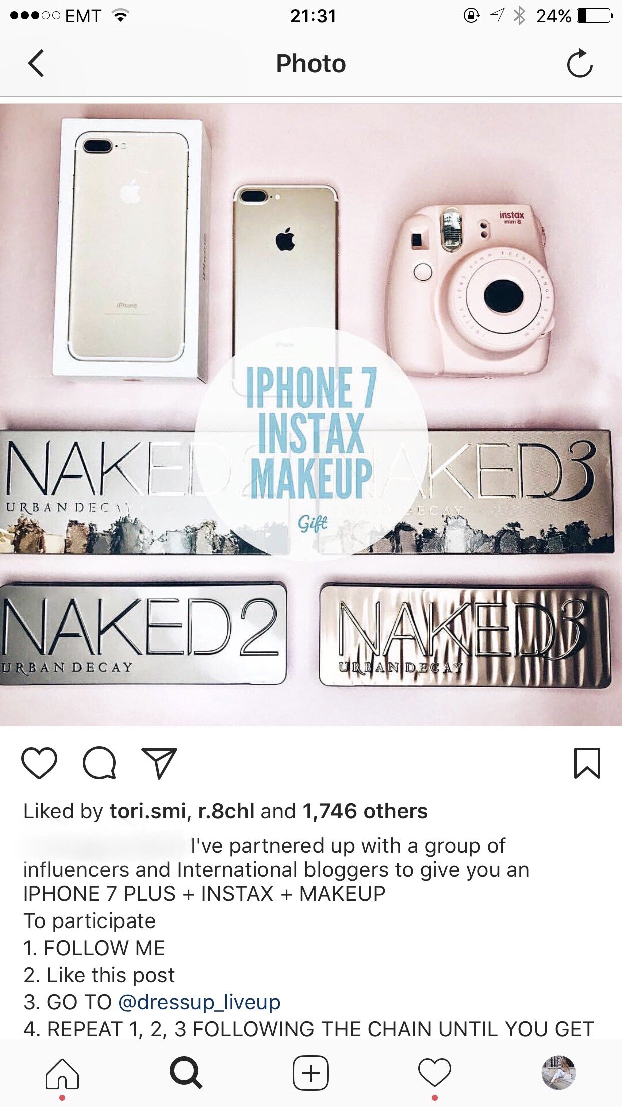 instagram loop giveaway
