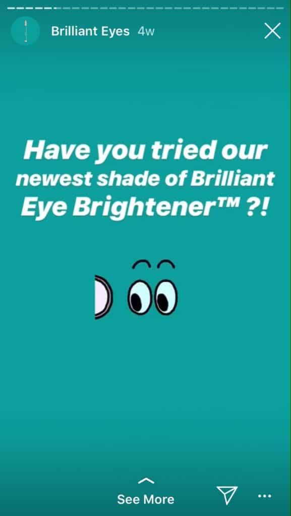 Thrive Causemetics- examples of e-commerce brands using Instagram Stories - Sked Social