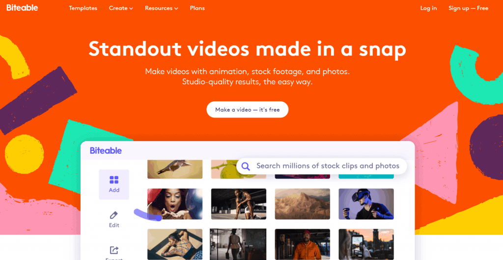 Biteable video maker