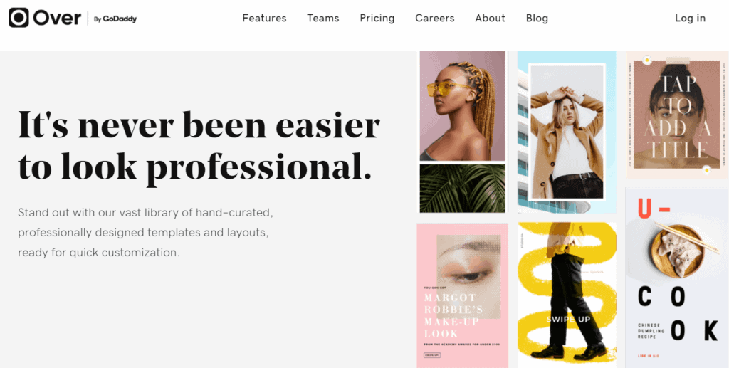 Over templates and layouts examples