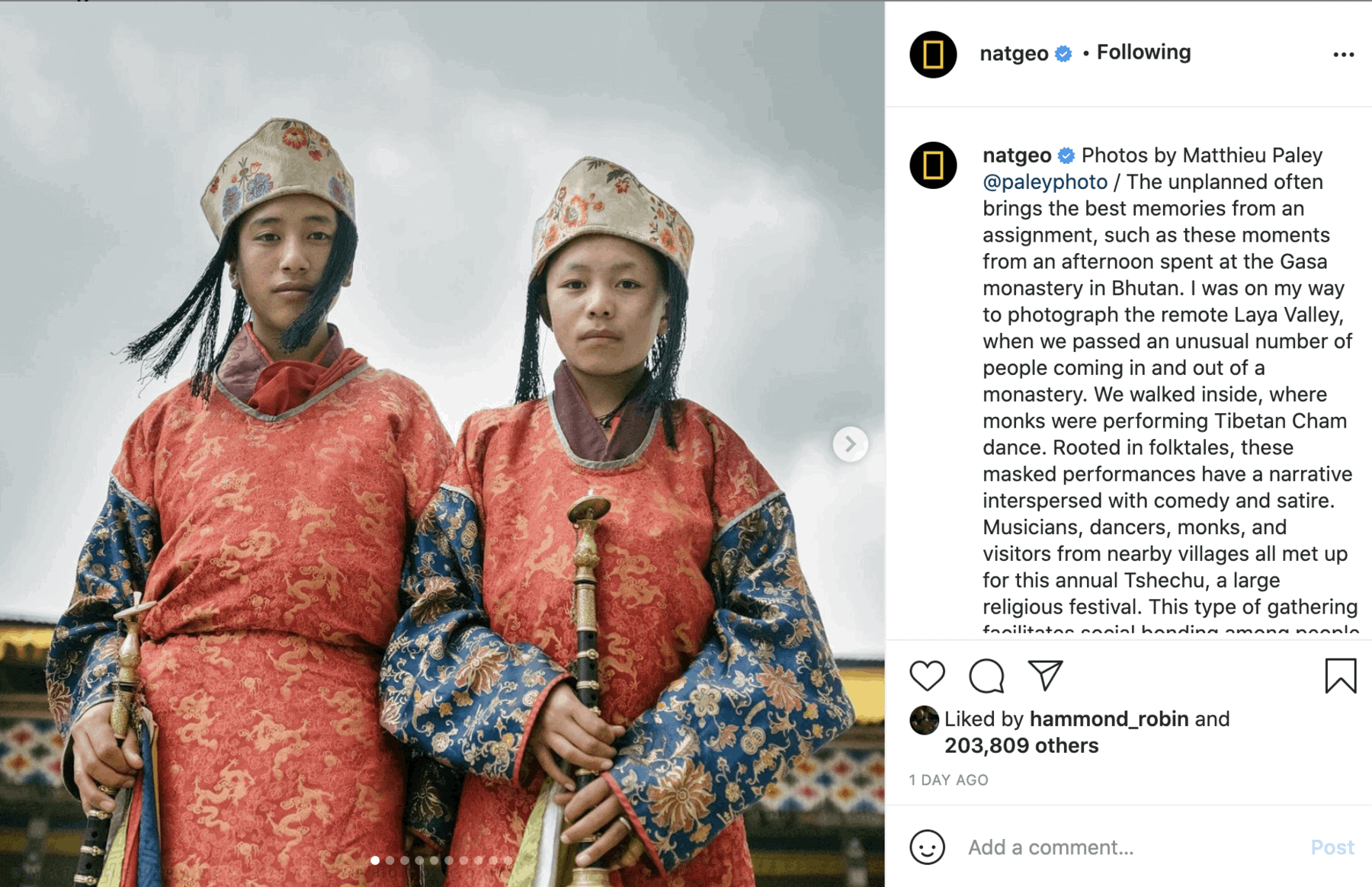 Long captions example, a big Instagram marketing trend for the coming year.