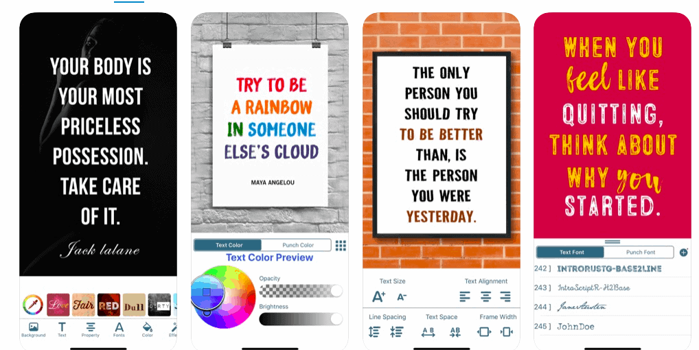 The simplest Instagram quote creator.