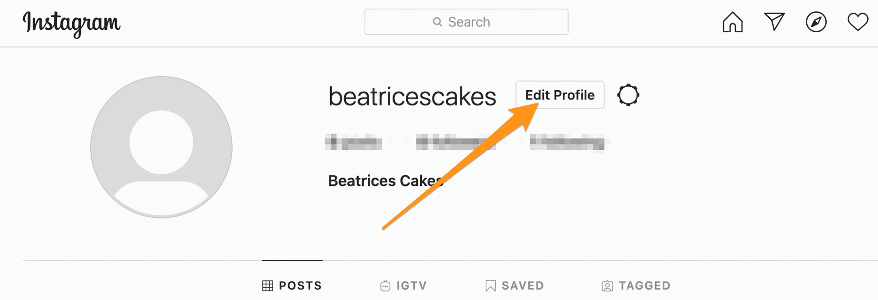 An image showing how to change Instagram profile picture. 