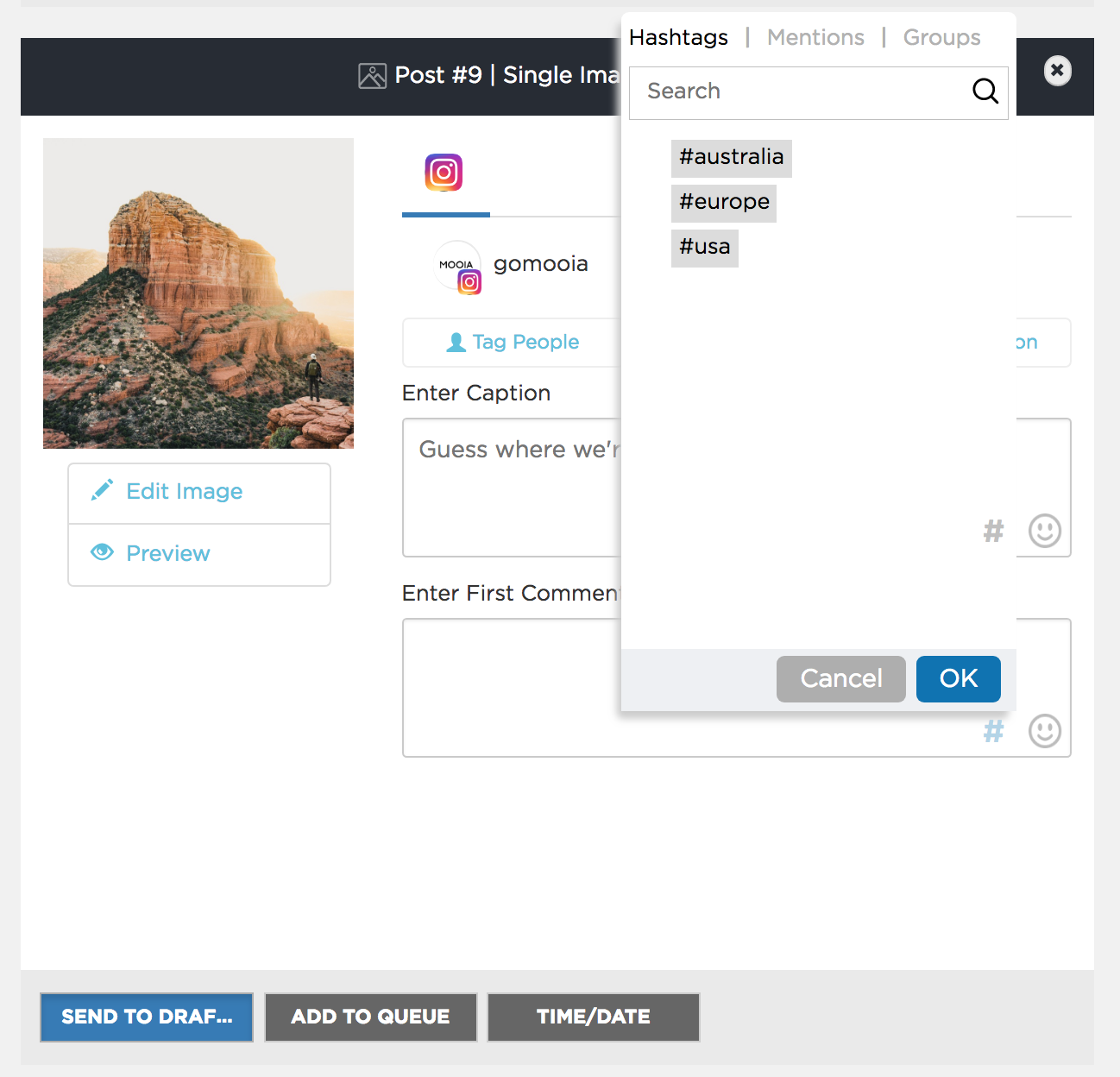 Instagram management services - Hashtag Manager - Sked Social