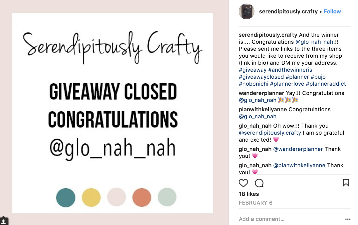 instagram loop giveaway