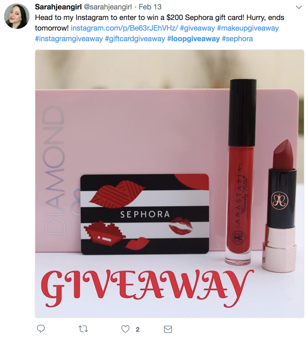 instagram loop giveaway