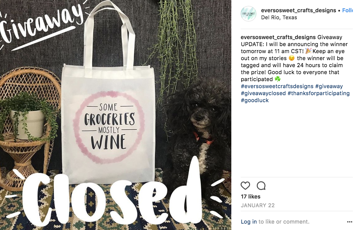 instagram loop giveaway