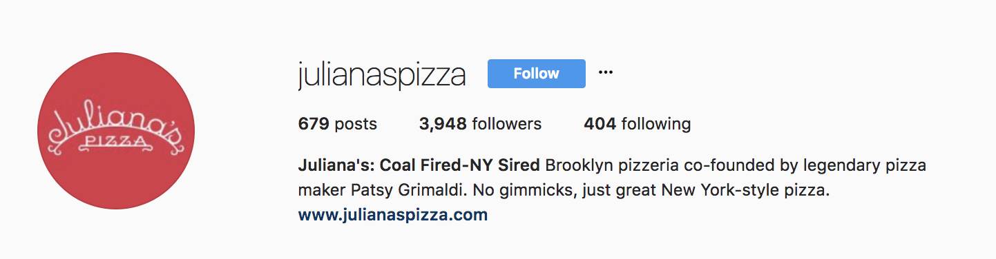 instagram business bio