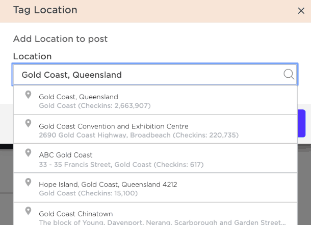 Instagram Tagging - Tag Location - Sked Social