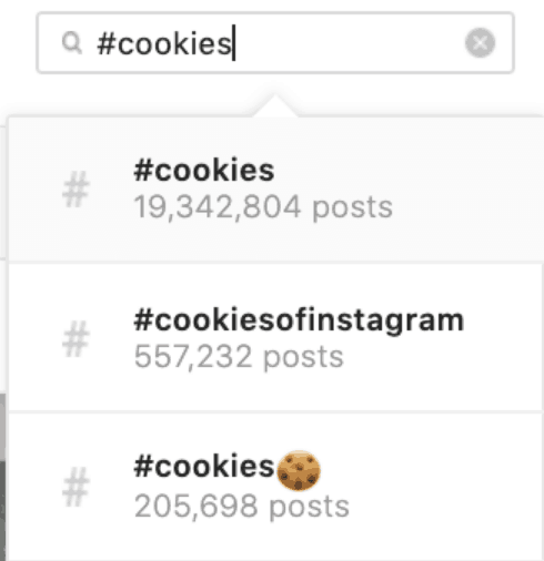 Instagram Tagging - Cookies top Tags - Sked Social