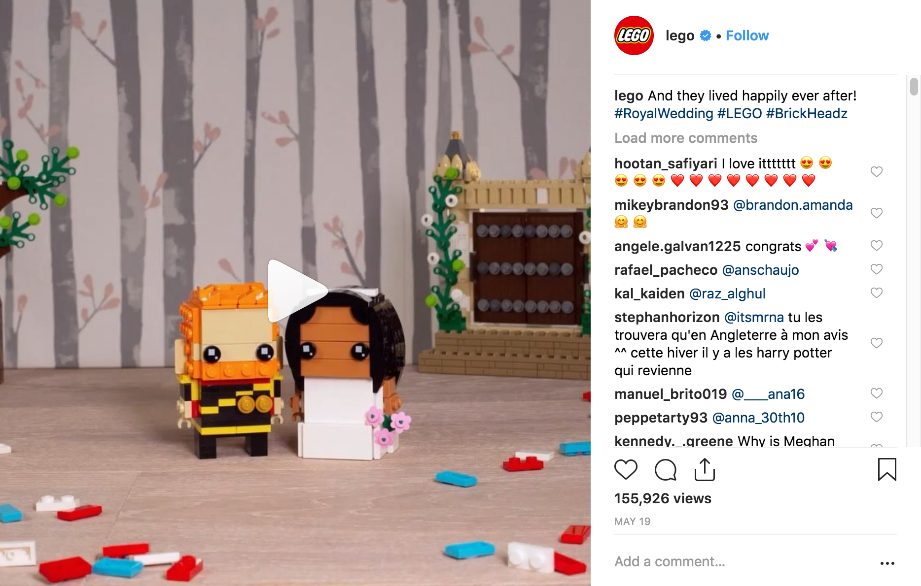 Best Instagram Campaigns 2018 - Lego - Sked Social