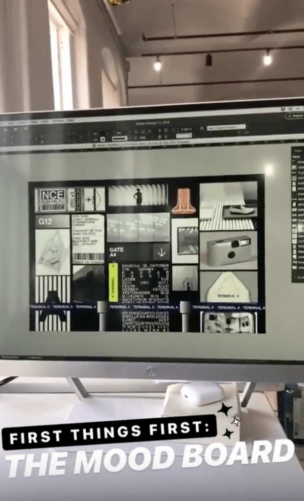Travel Brands on Instagram - Away Stories Moodboard - Sked Social