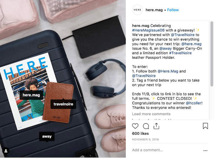 Travel Brands on Instagram - Here Mag - Sked Social