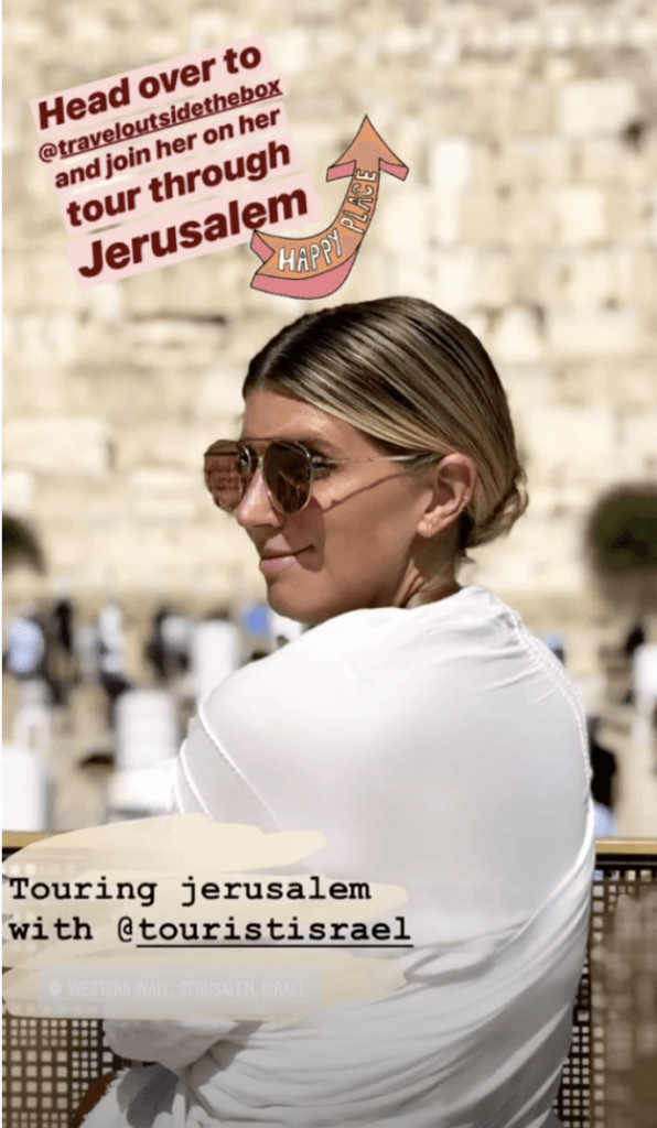 Travel Brands on Instagram - Tourist Israel - Sked Social
