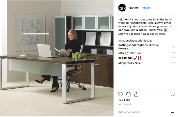 May Social Media Holiday Campaign Ideas - National Receptionist Day - Sked Social