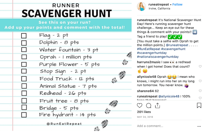 May Social Media Holiday Campaign Ideas - Scavenger Hunt Day - Sked Social