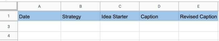 Instagram Approval Process - Google Sheets 1 - Sked Social