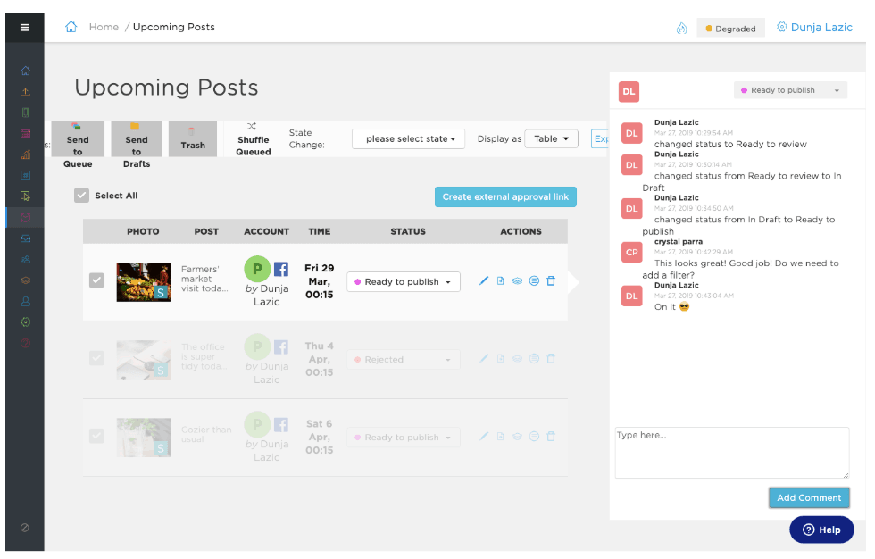 Instagram approval process - Collaboration - Sked Social