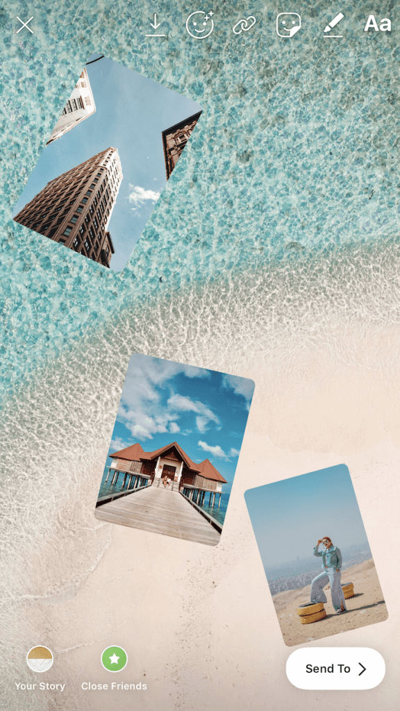 how to add photos to instagram story posts - sked social 8