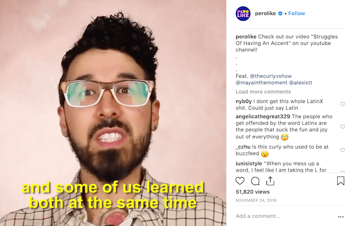 instagram video captions