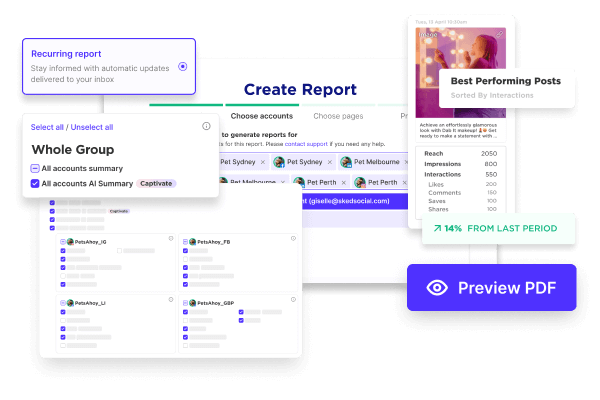 Custom reports with Sked Social