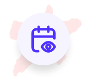 Visual calendar with Sked Social