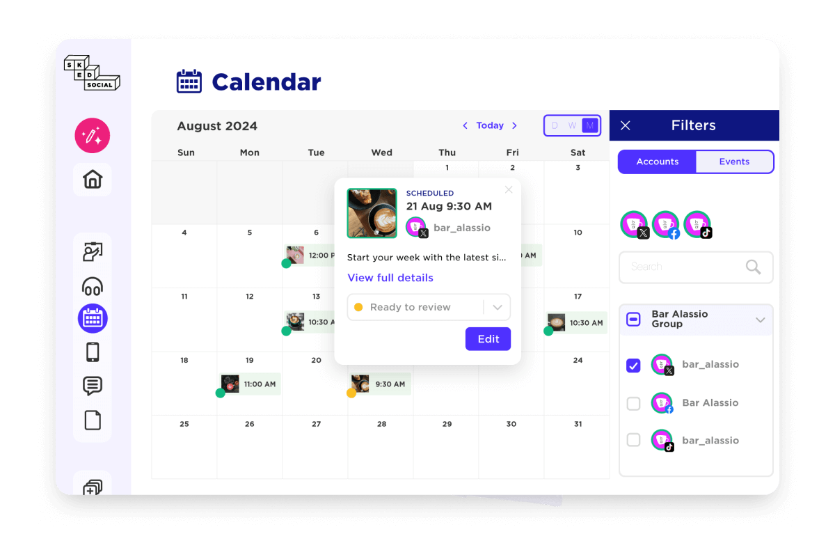 Plan and automate your posts on X with Sked Social